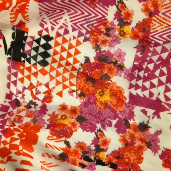 Material Girl Denim Cutout Floral Dress - Picture 4 of 6